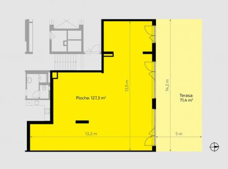 Prodej - obchodní prostor, 127 m²