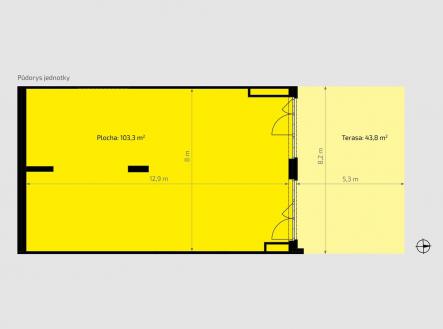 Prodej - obchodní prostor, 103 m²