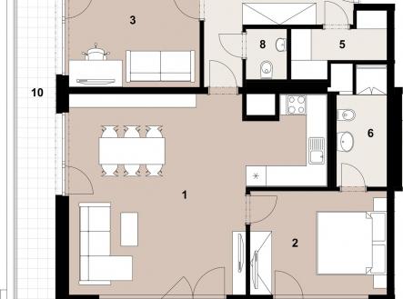 Prodej bytu, 4+kk, 118 m²