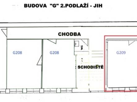 Pronájem - kanceláře, 18 m²