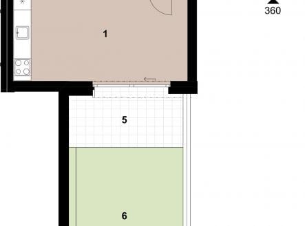 Prodej bytu, 1+kk, 39 m²