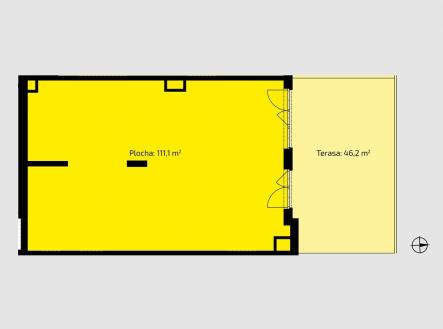 Prodej - obchodní prostor, 111 m²