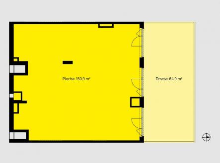 Prodej - obchodní prostor, 151 m²