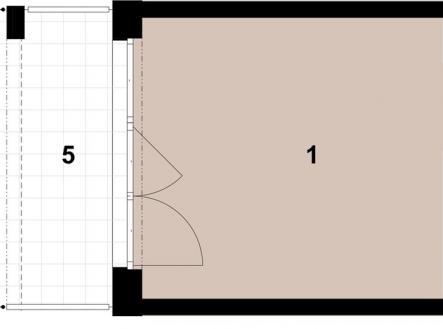 Prodej bytu, 1+kk, 29 m²
