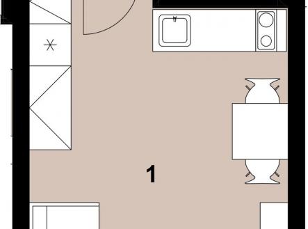 Prodej bytu, 1+kk, 28 m²