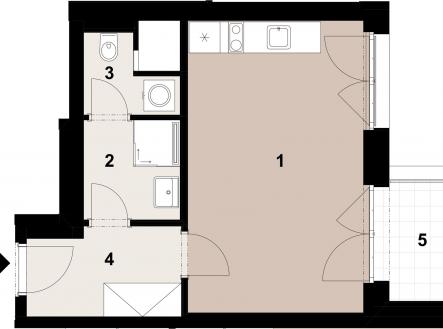 Prodej bytu, 1+kk, 30 m²