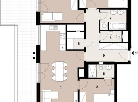Prodej bytu, 4+kk, 104 m²