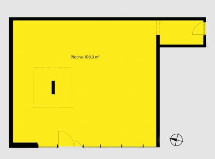 Prodej obchodní prostory, 108 m²