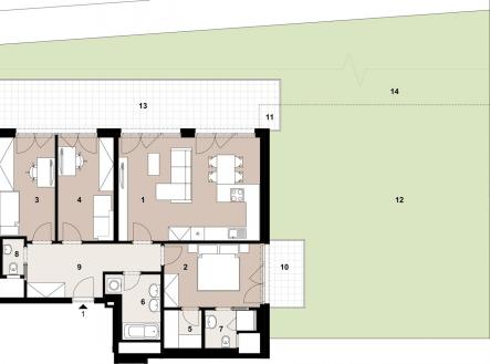 Prodej bytu, 4+kk, 88 m²
