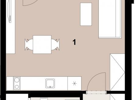 Prodej bytu, 1+kk, 32 m²