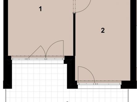 Prodej bytu, 2+kk, 49 m²