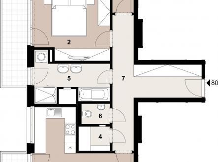 Prodej bytu, 3+kk, 85 m²