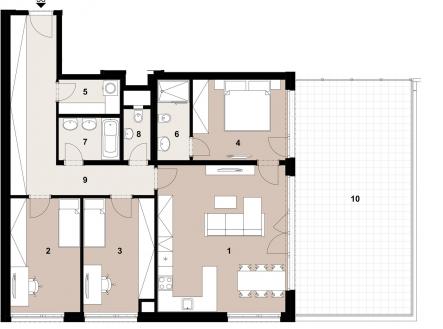 Prodej bytu, 4+kk, 103 m²