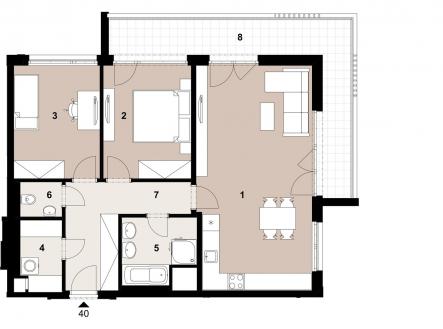 Prodej bytu, 3+kk, 81 m²