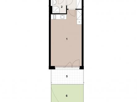 Prodej bytu, 1+kk, 35 m²