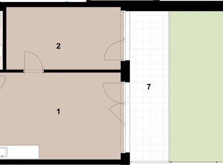 Prodej bytu, 2+kk, 53 m²