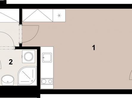 Prodej bytu, 1+kk, 30 m²