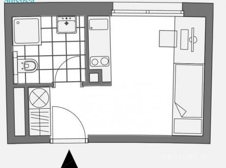 Prodej bytu, 1+kk, 22 m²