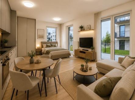 Prodej bytu, 1+kk, 39 m²