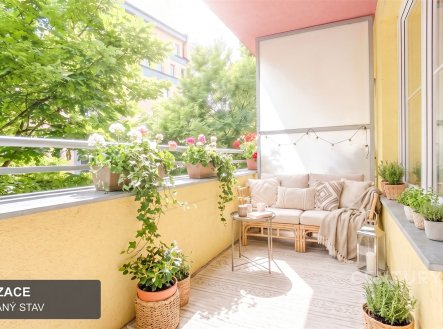 Pronájem bytu, 1+kk, 44 m²