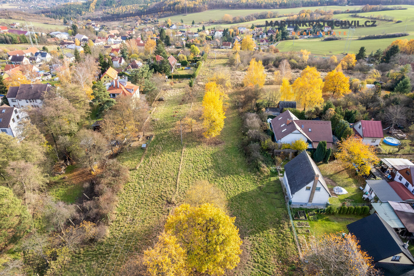 Pozemek 7559 m2, Hvozdnice, Praha západ