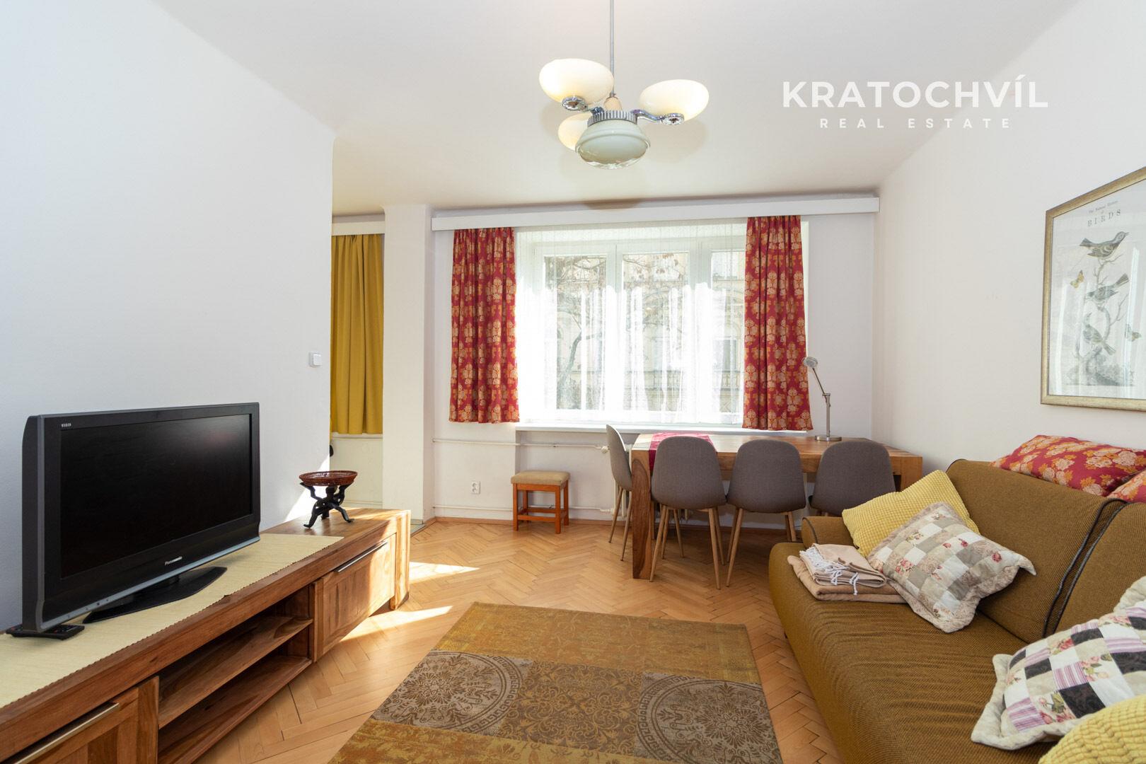 Zařízený 2+1, 52 m2, Praha 2 - Vinohrady