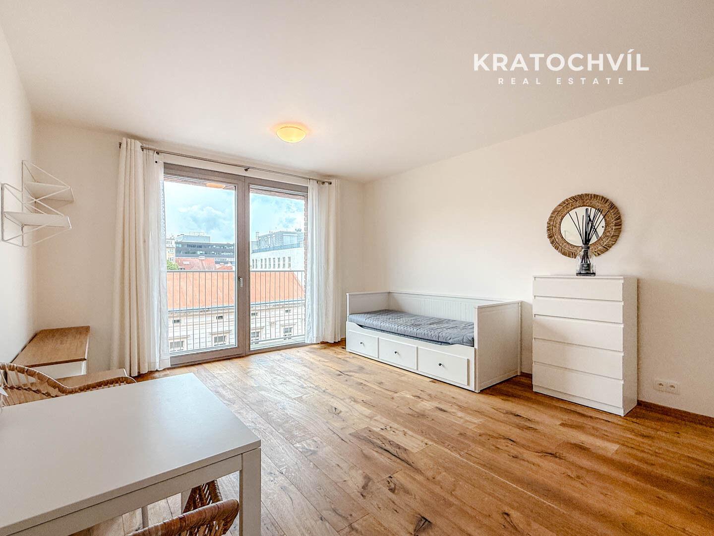 Novostavba 1+kk, 32 m2, Praha 8 - Karlín, u metra "B" Křižíkova