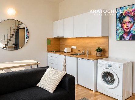 Pronájem bytu, 1+kk, 24 m²