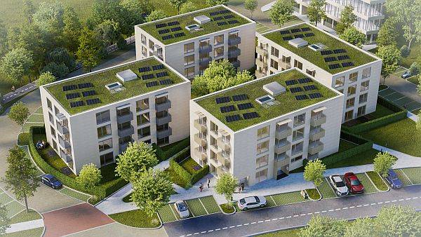 DOSTUPNÉ BYDLENÍ NEDALEKO PRAHY: LINKCITY PŘEDSTAVUJE PROJEKT 4 DOMY BRANDÝS 