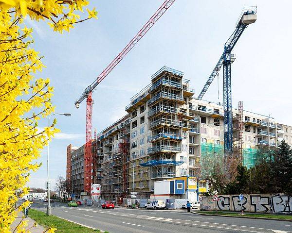 Projekt Sija Kamýk od YIT dosáhl milníku hrubé stavby