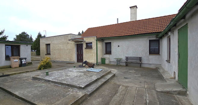 Terezín- Nové Kopisty RD 2+1, kotelna, dílna, kůlna,uhelna, pergola, zahrada