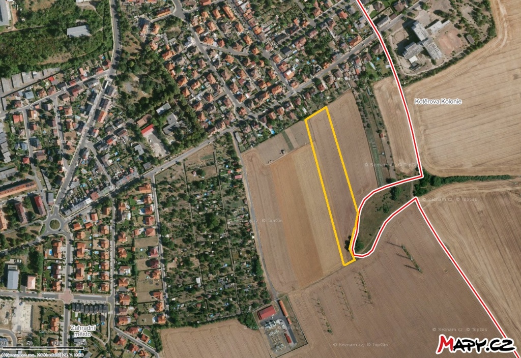 Stavební pozemek, 13326 m2, Louny 