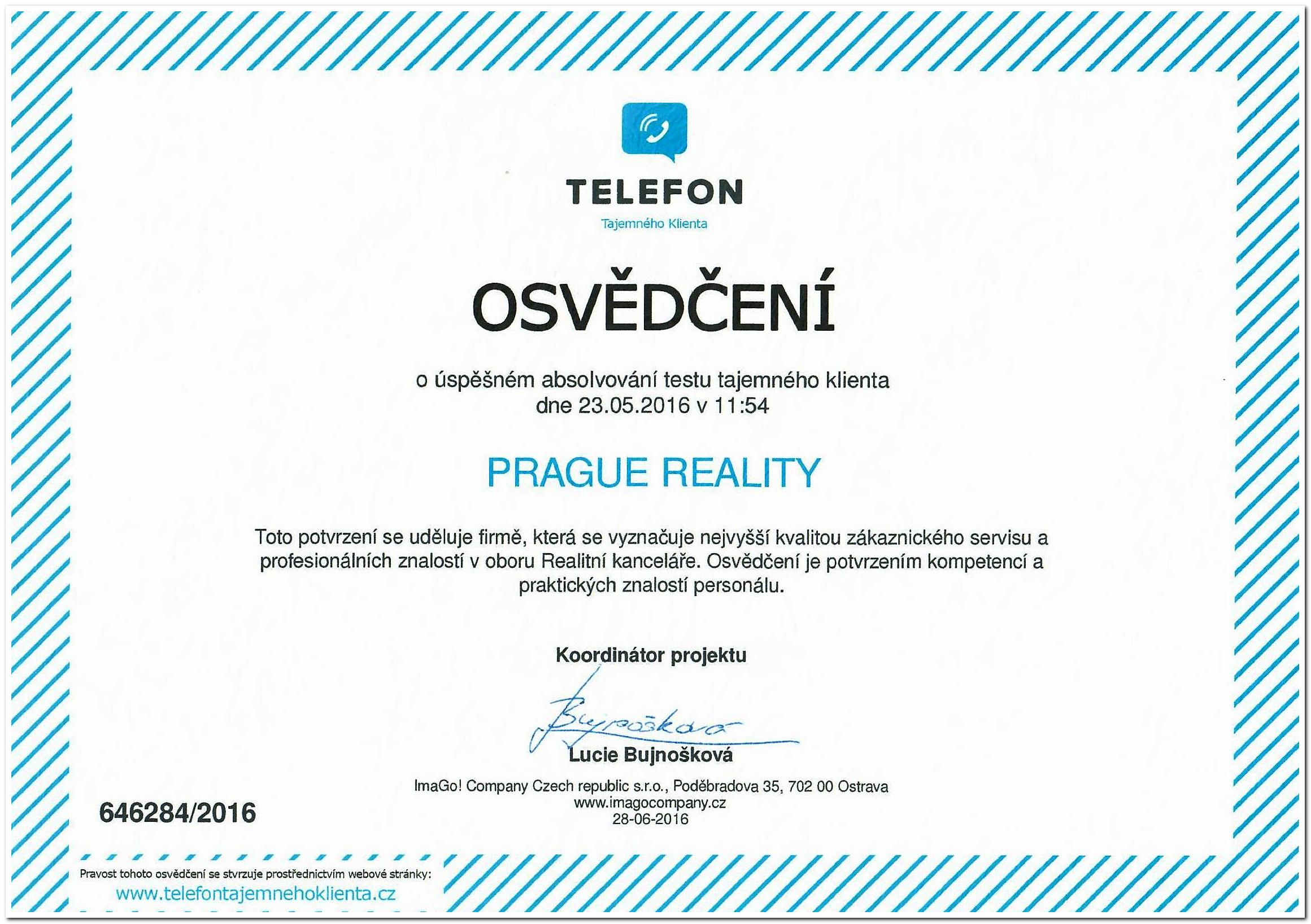 Certifikát Telefonát 2016.jpg